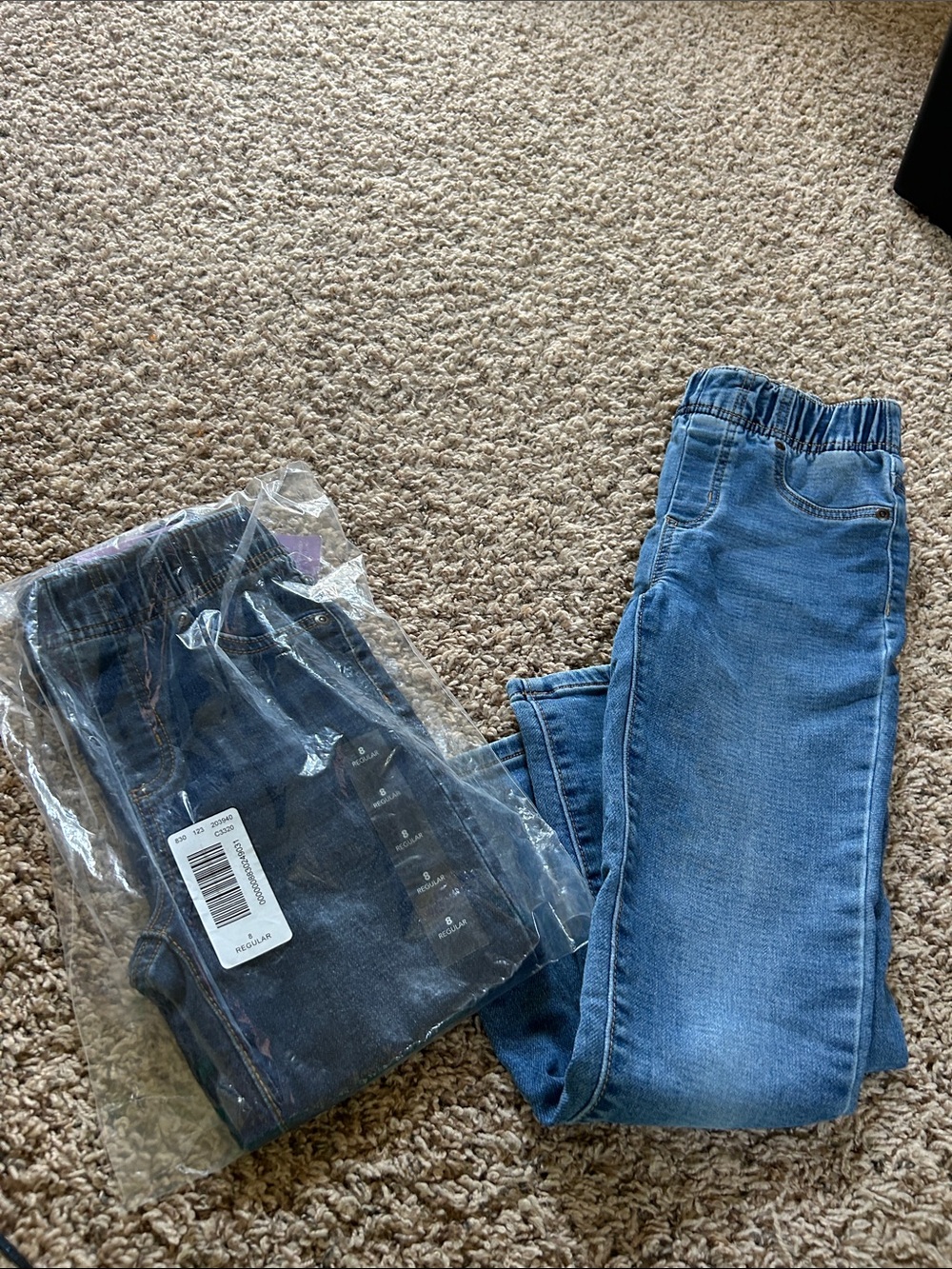 Maurice’s Kids' Blue Elastic-Waist Denim Jogger Jeans